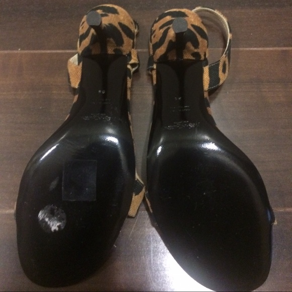 YSL Animal Print Sandals - Picture 4 of 4